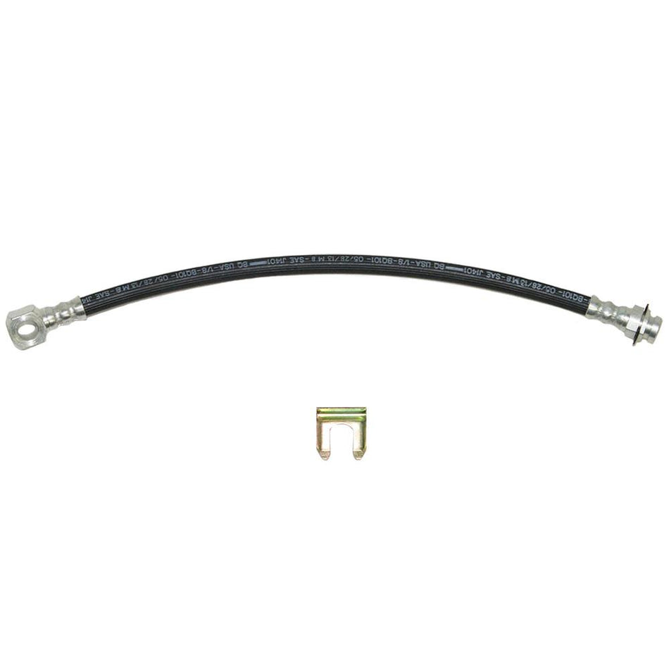 HSP5140OM- 72 Pontiac Lemans, GTO, Oldsmobile Cutlass, 442; Front Disc Brake Hose; 2 Required; Rubber - SSTubes