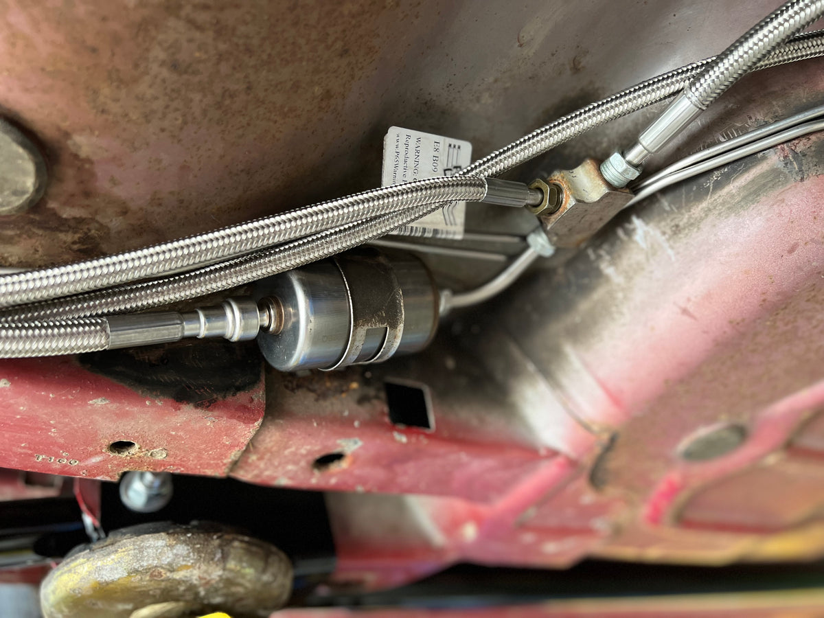 QFF0029SS - 99-02 GM F-body with LS1, Quick Fix Fuel Kit; Braided Stainless - SSTubes