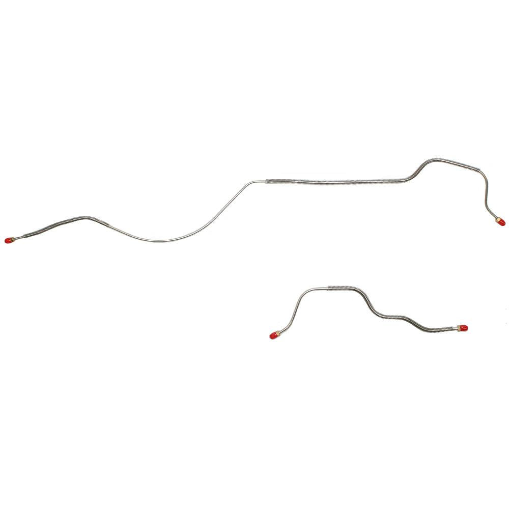 JRA6801SS- 68-70 AMX/Javelin, Rear Axle Brake Lines; Stainless - SSTubes