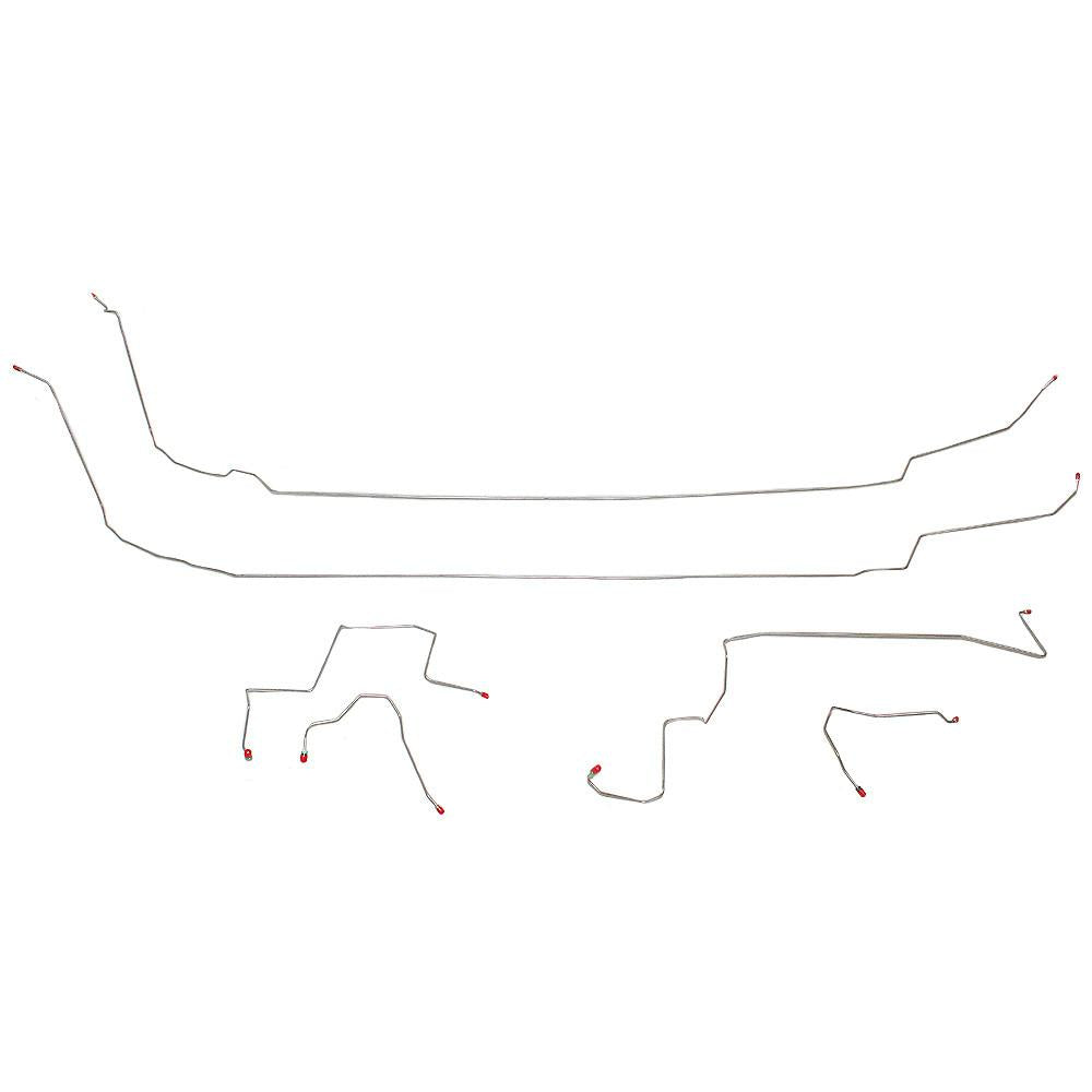 LIN9903SS- 99 Mercury Cougar, Intermediate Brake Line Kit; Stainless - SSTubes