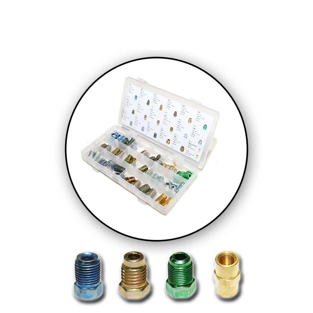MET1- 60 Piece Metric Tube Nut Fitting Kit - SSTubes
