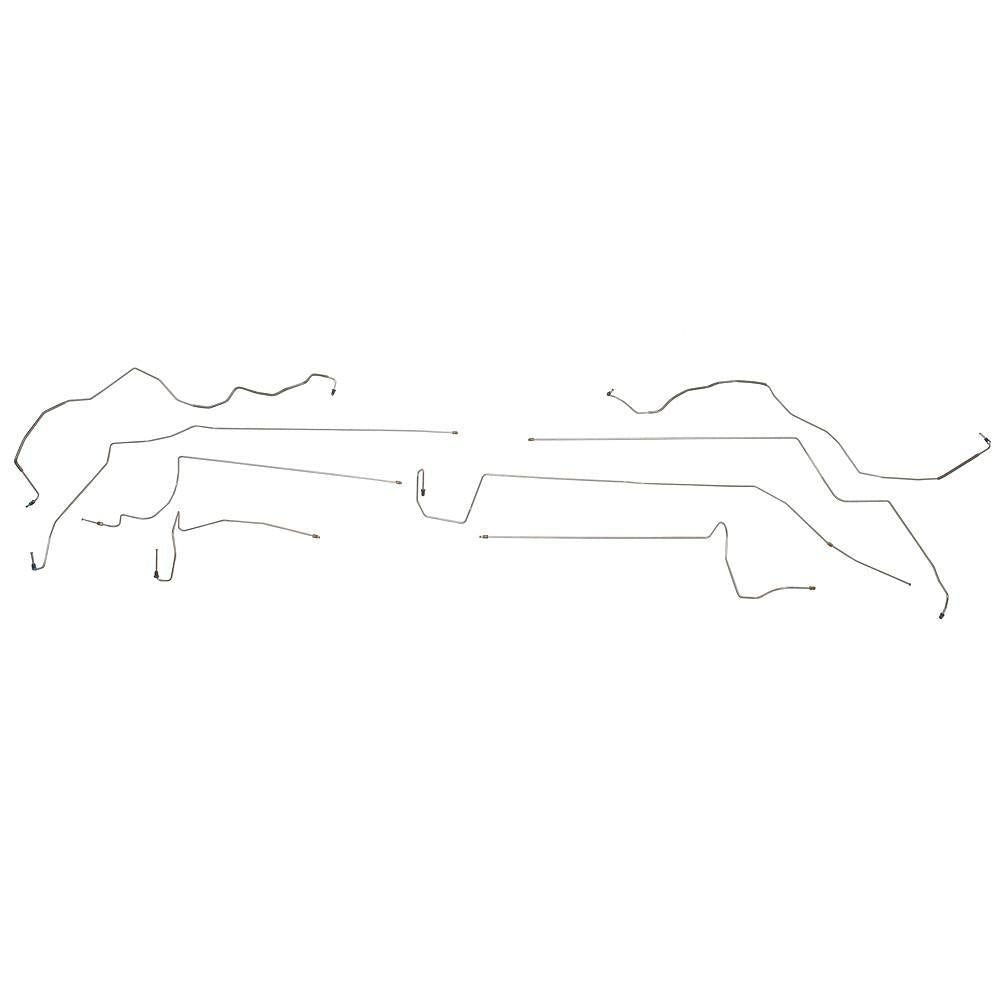 OIN1403SS- 08-14 Tundra, 4wd, Crew Cab, Short Bed, Intermediate Brake Line Kit; Stainless - SSTubes