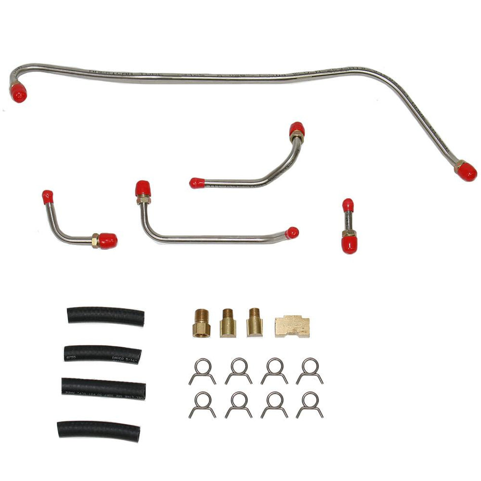 RPC6401OM- 63-64 Mopar B-Body, 413/426CID Max Wedge Pump to Carb, Carter 3705 Dual 4BBL Carburetor; Steel - SSTubes