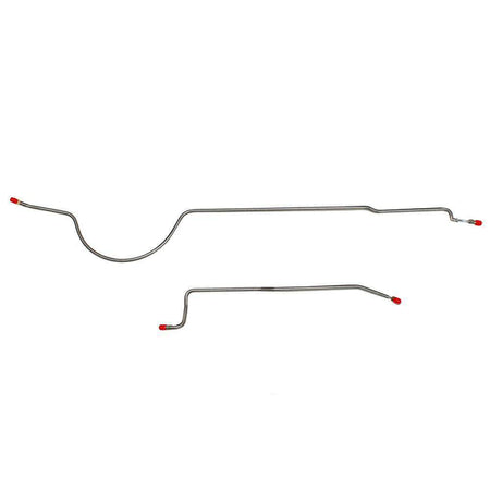 RRA7401OM- 74 Mopar B-Body, 8 3/4 Rear Axle, 2pc Brake Line Set; Steel - SSTubes
