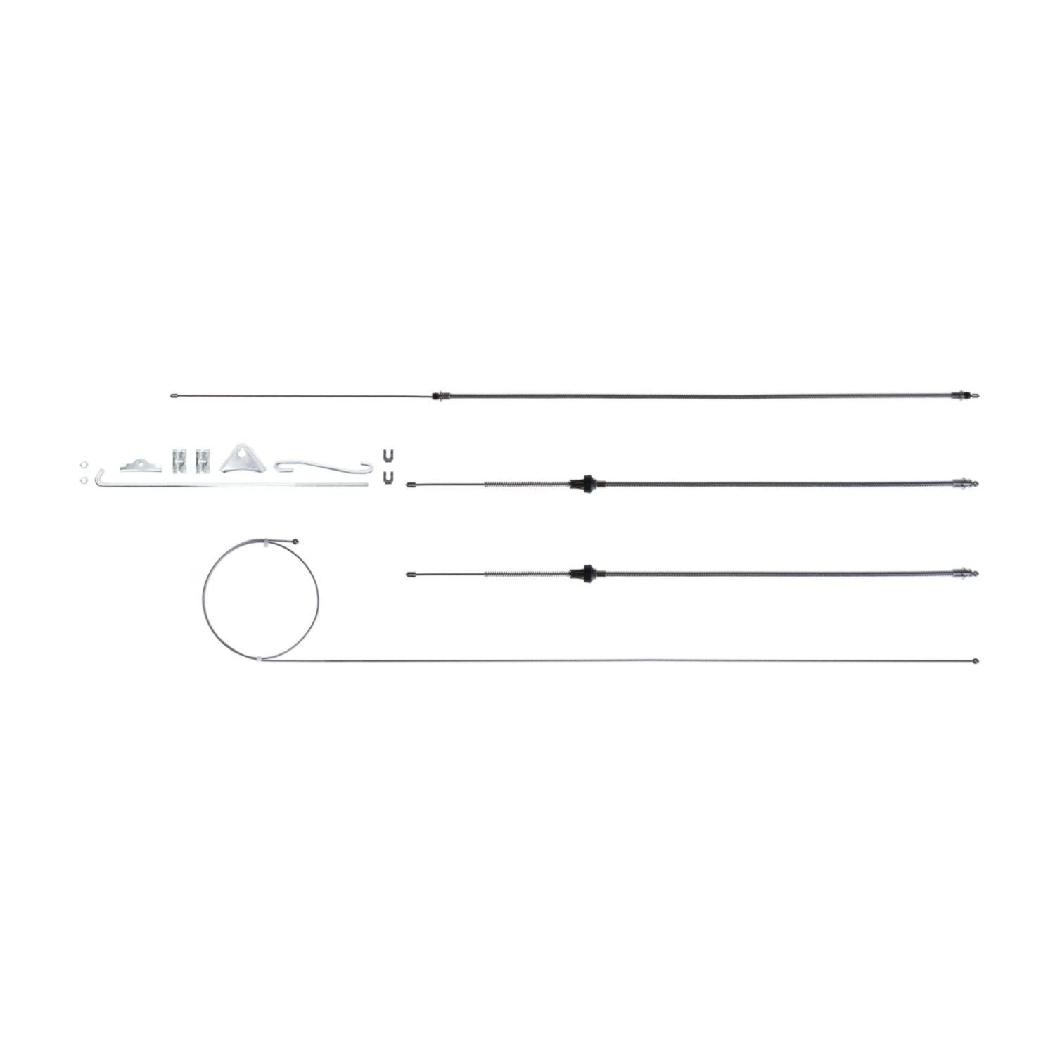 BCE02- 70-74 Dodge Challenger Parking Brake Cable Kit - SSTubes