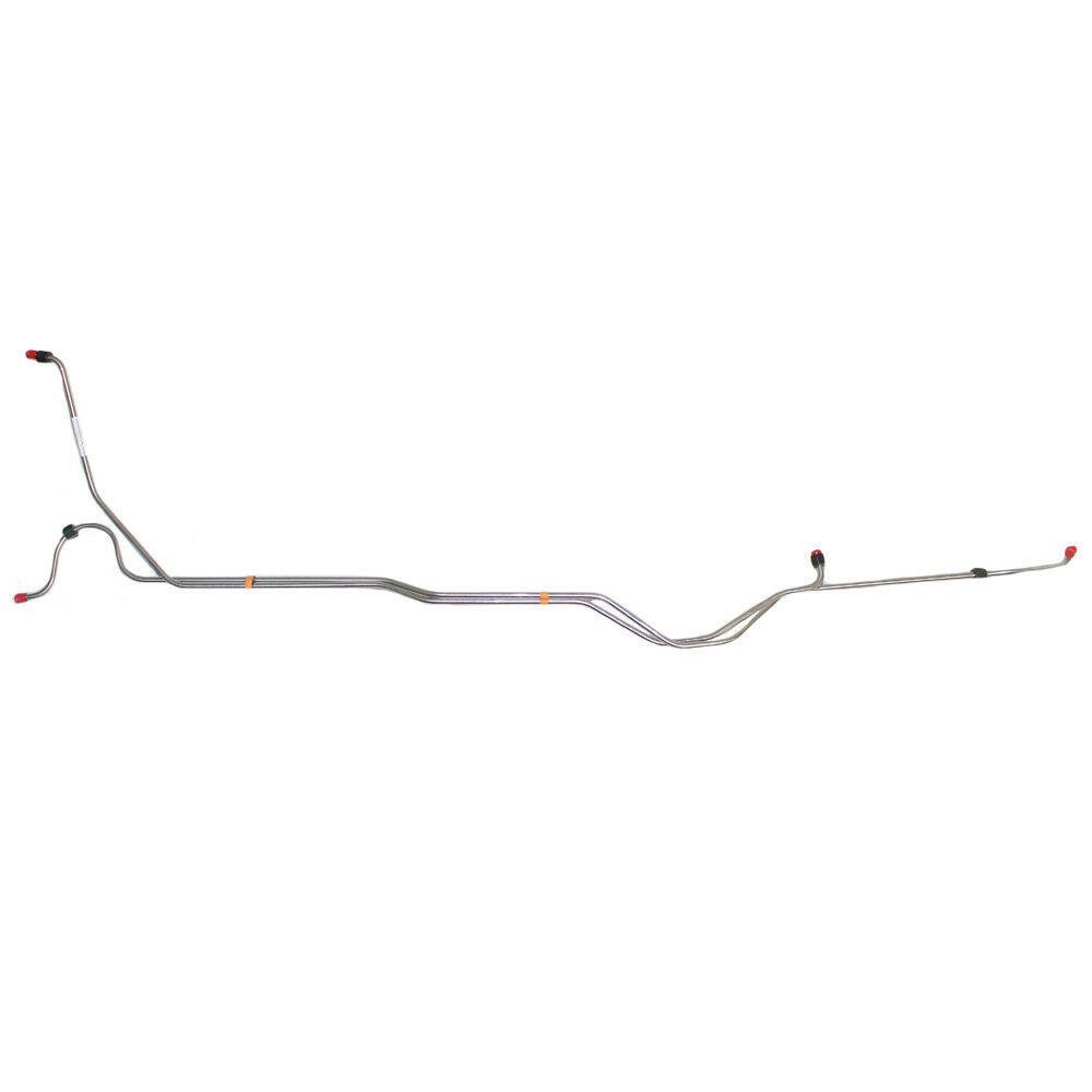 RTC6603OM- 66-69 Mopar B-Body Hemi Transmission Line Set, 4pc w/ Factory Auxiliary Cooler, Except Charger; Steel - SSTubes