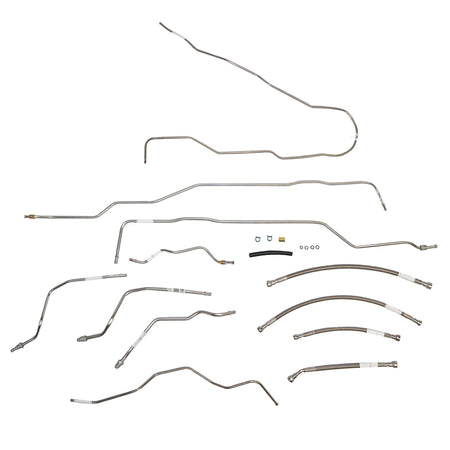 TGL9602SS- 96-99 Yukon 4wd, 4 Door, Gas Engine Fuel Line Kit; Stainless - SSTubes