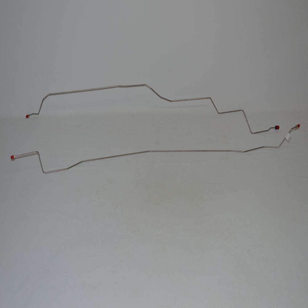 TIN0143SS- 01-03 Ford F-150 & 04 Heritage Rear Disc Regular Cab/Short Bed Made After 12/13/01 Intermediate Brake Line Kit; Stainless - SSTubes