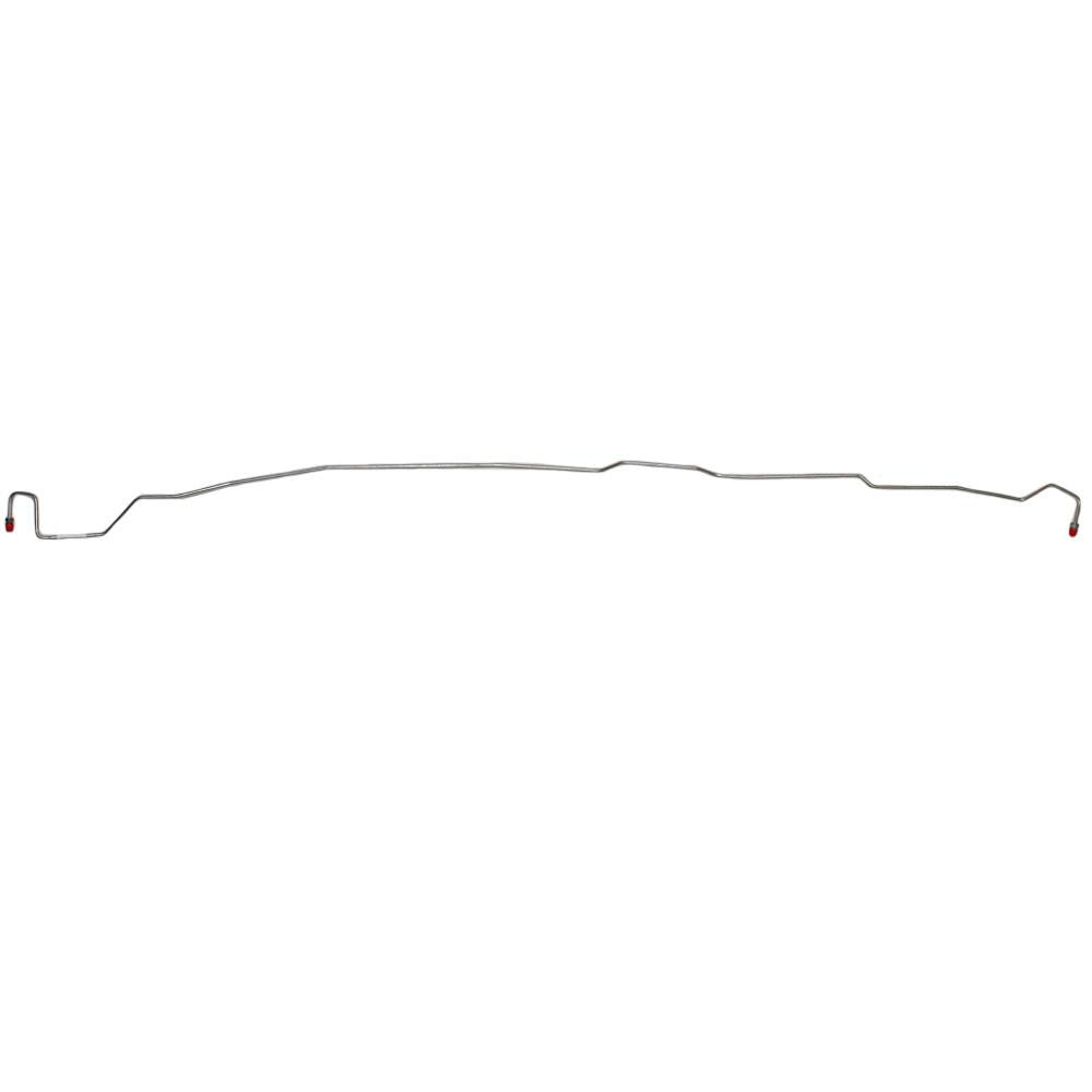 TIN0701SS- 07-08 Silverado/Sierra, Regular Cab w/ 6.5 Foot Bed, Rear Drum Brakes, No Traction Control, non-Hybrid Vehicles, Intermediate Brake Line; Stainless Steel - SSTubes