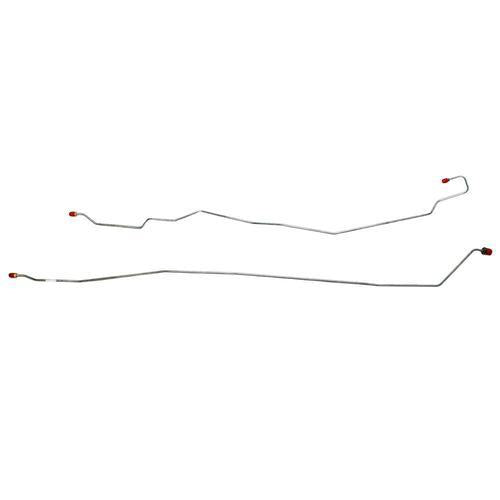 TIN6743SS- 67-72 Ford F-250 2wd Long Bed; 2pc Intermediate Brake Line; Stainless - SSTubes