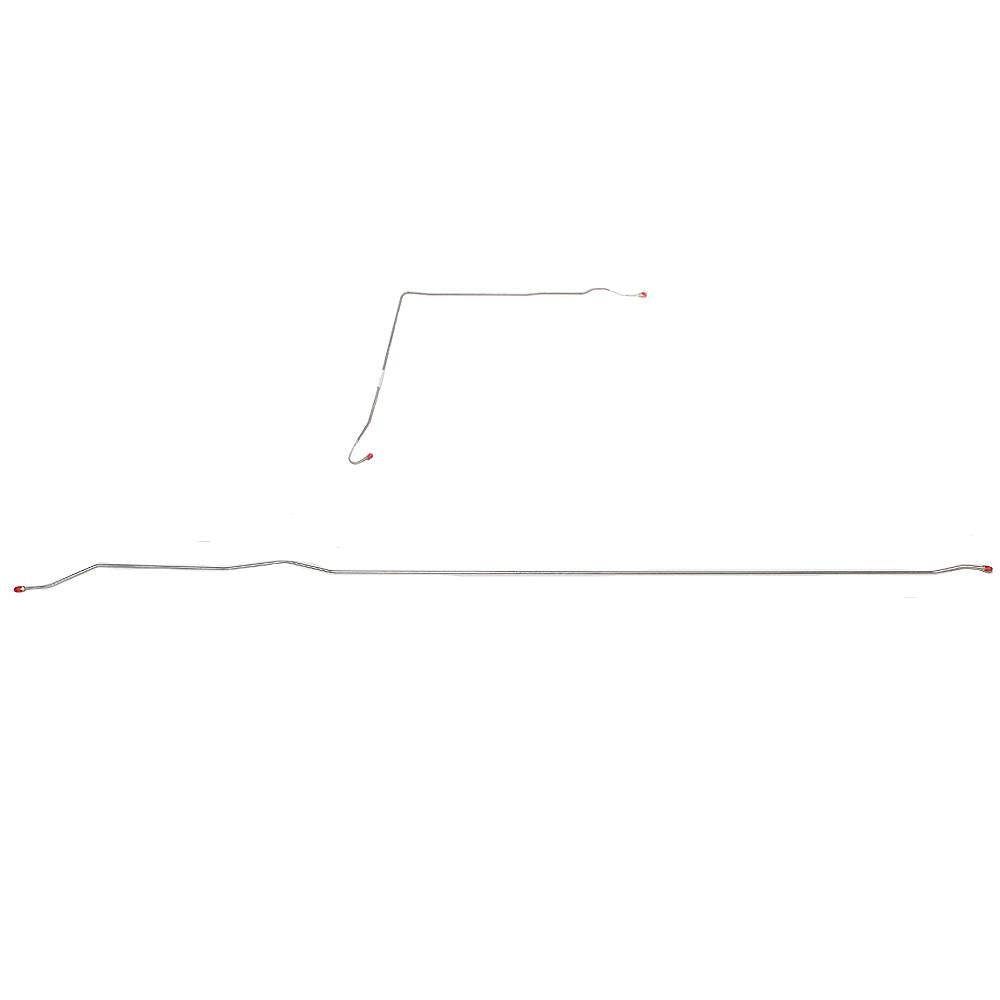 TIN7102OM- 71-72 C10 71-72 C1500 2wd Short  Bed Coil Springs (rear) Intermediate Brake Line; Steel - SSTubes