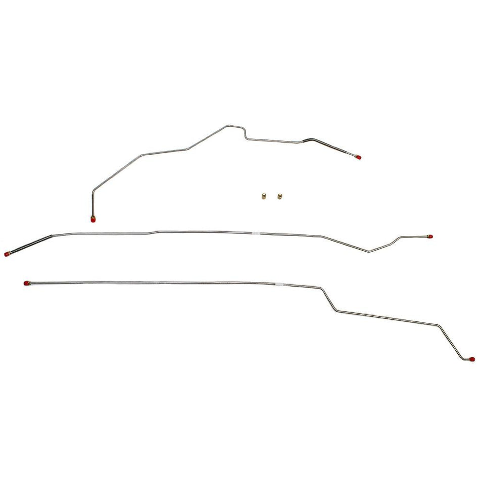 TIN9711SS- 98-00 S-10 98-00 Sonoma, Extended Cab/Short Bed, Intermediate Brake Line; Stainless - SSTubes