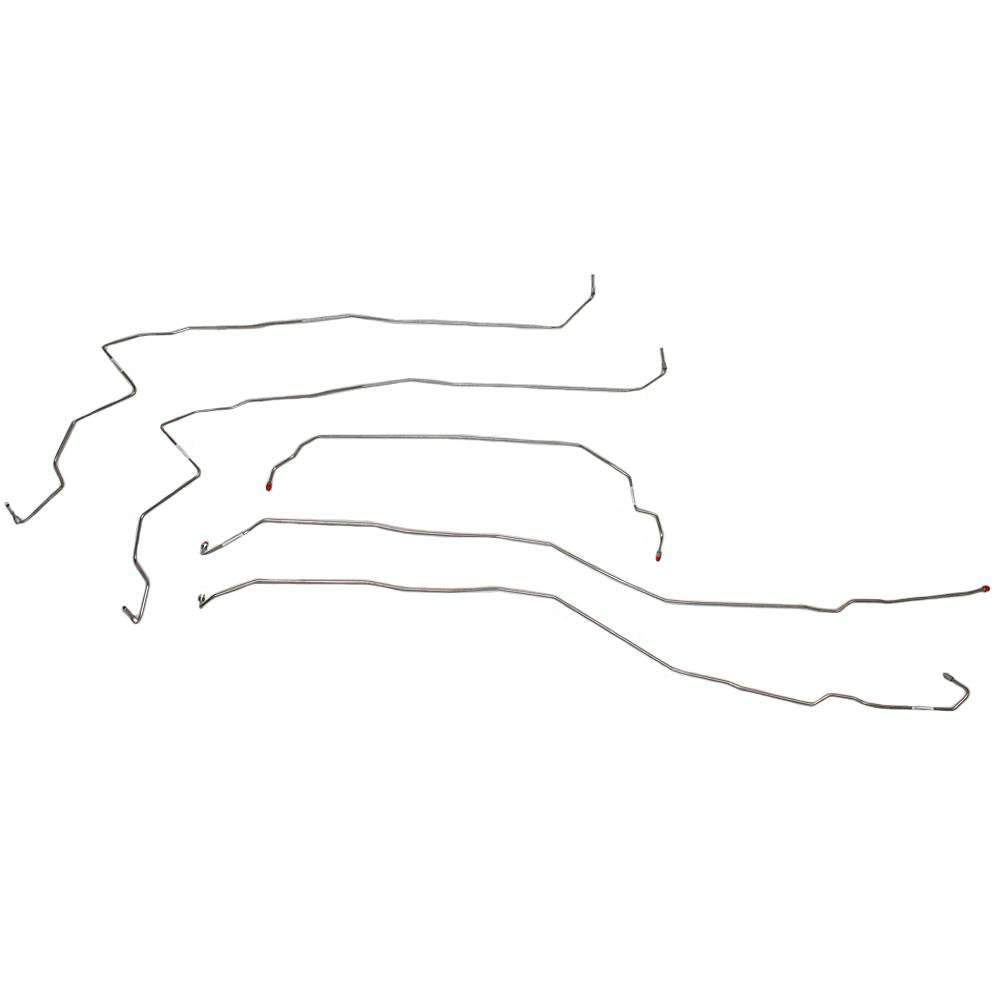 TKT0705SS- 07-08 Silverado/Sierra 2500HD, Front Brake Line Kit; Stainless - SSTubes
