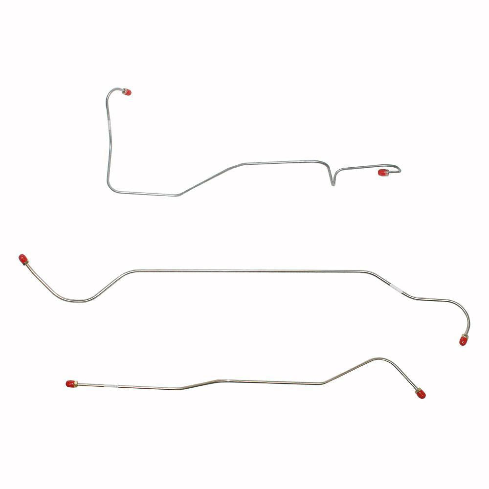 TKT5202SS- 52 Chevy/GMC 3/4 Ton Truck, Front 3pc Brake Line Set; Stainless - SSTubes