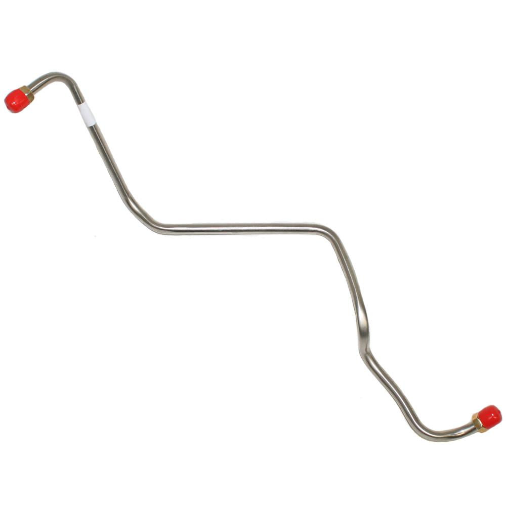 TPC7601SS- 73-81 Chevy C10/20, GMC C1500/C2500, 350CID 4BBL Holley, Pump to Carb 3/8" Fuel Line; Stainless - SSTubes