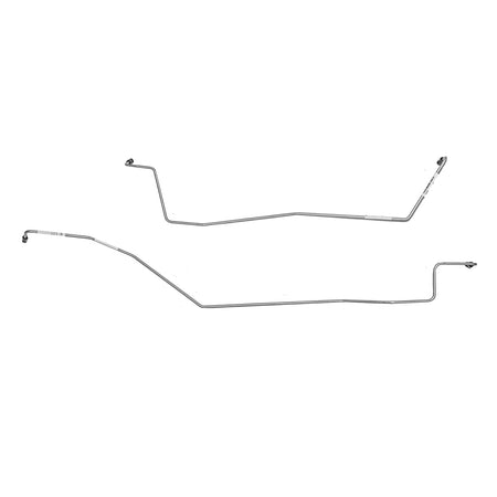 TRA1401OM- 2014-18 GM 1500 Truck; Rear Axle Brake Line Kit; Steel - SSTubes