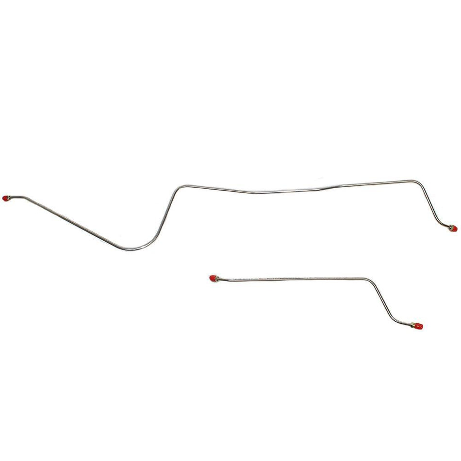 TRA6705SS- 67-72 Chevy C10,C20/GMC C1500, C2500, 2wd, 8 Lug Dana Axle, Rear Coil Springs w/o Armor, Rear Axle Brake Lines; Stainless - SSTubes