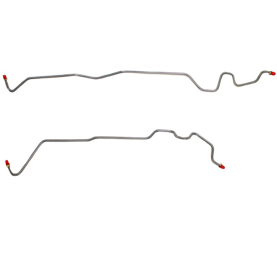 TRA9501OM- 95-02 Chevy Astro, GMC Safari; 2pc, Rear Axle Brake Lines; Steel - SSTubes