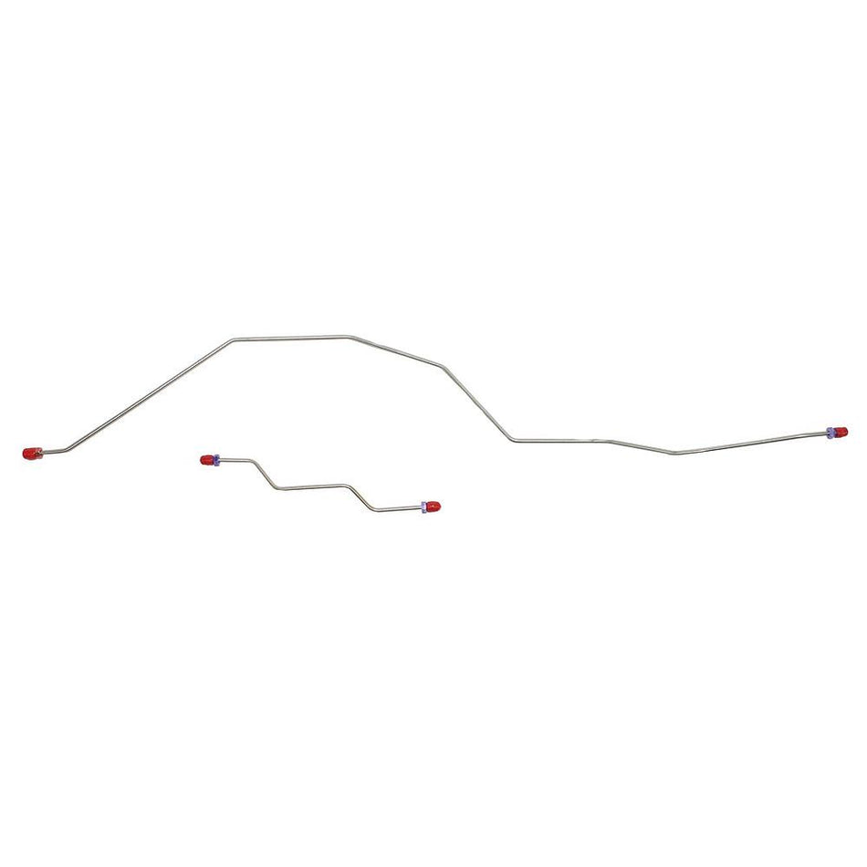 TRA9943OM- 99-04 Ford F-250, F-350 Super Duty/Excursion Rear Axle Brake Line Set; Steel - SSTubes
