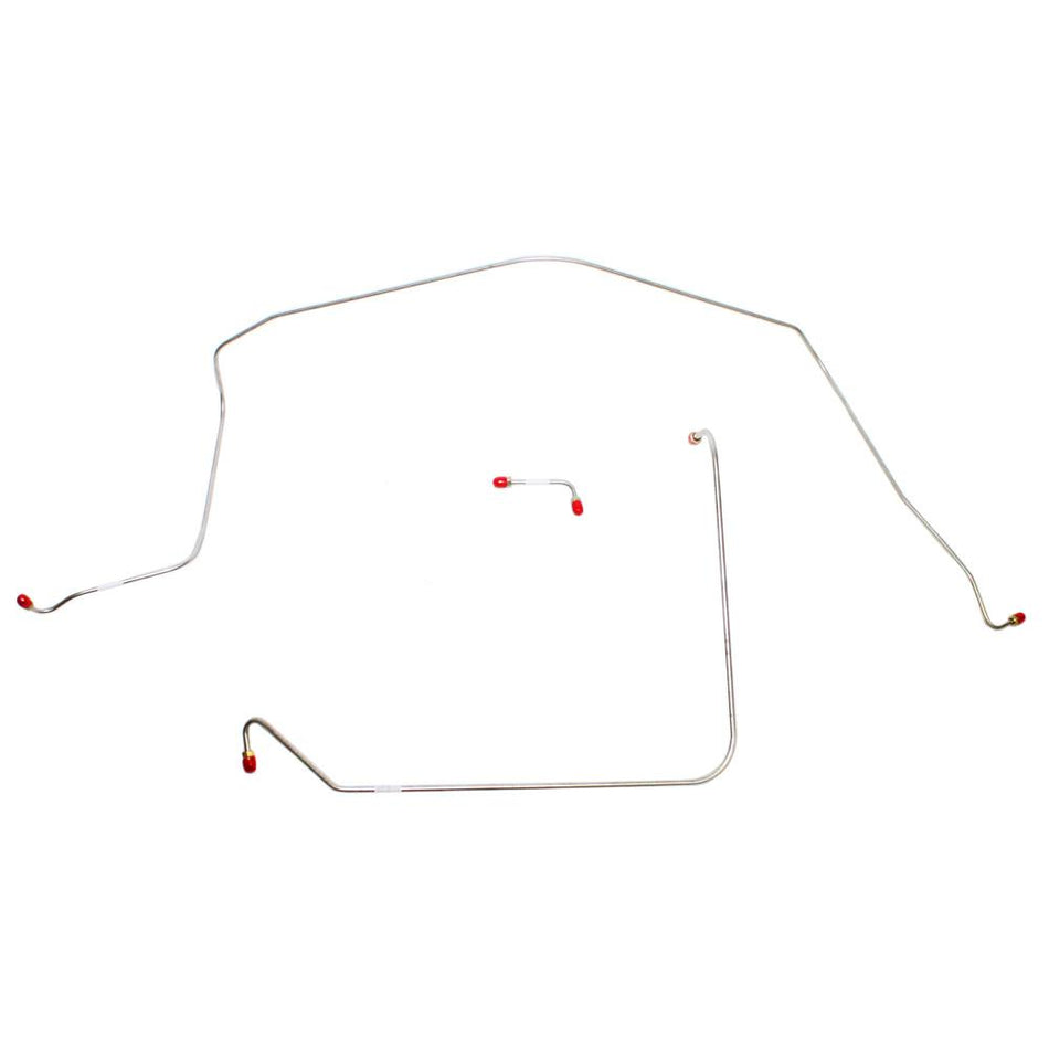 VKT6301OM- 63-64 Chevy Corvette, Front 3pc Brake Line Set, Standard Brakes; Steel - SSTubes