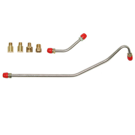 VPC6311SS- 63-65 Chevy Corvette, 327CID 300 HP, Pump to Carb Line (2 Line & 4 Fittings); Stainless - SSTubes