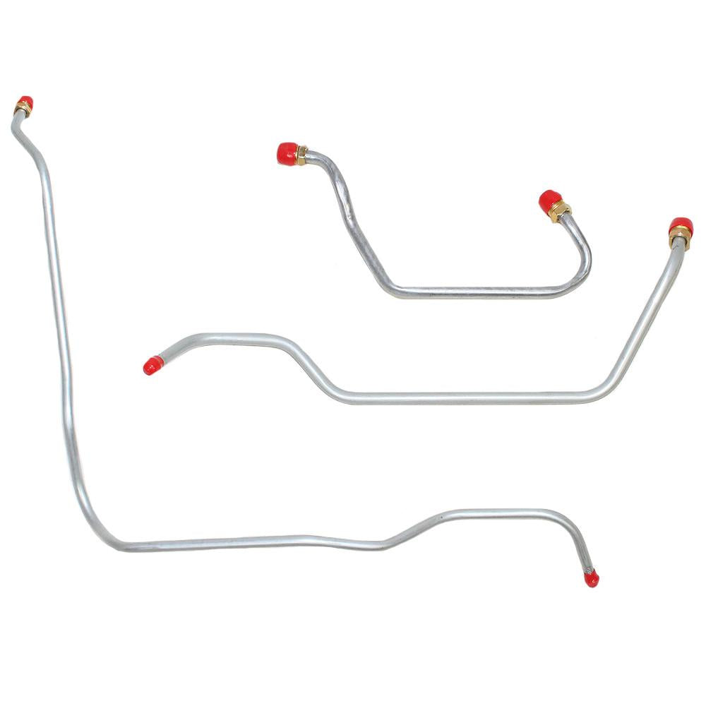 VPC8235SS- 82 Chevy Corvette 5.7L/ 350CID, Cross Fire Fuel Injection Feed Lines, 3 Line Set; Stainless - SSTubes