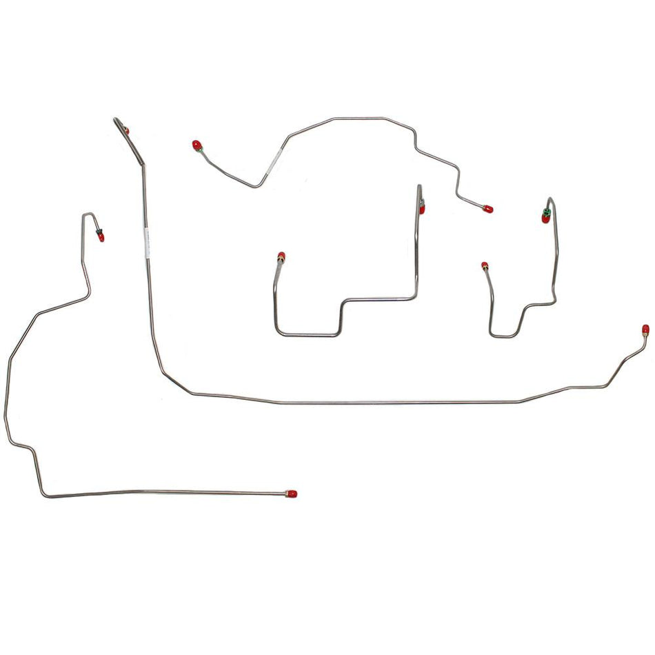 WKT0701OM - 07-11 Wrangler, Front Brake Line Kit, Steel - SSTubes