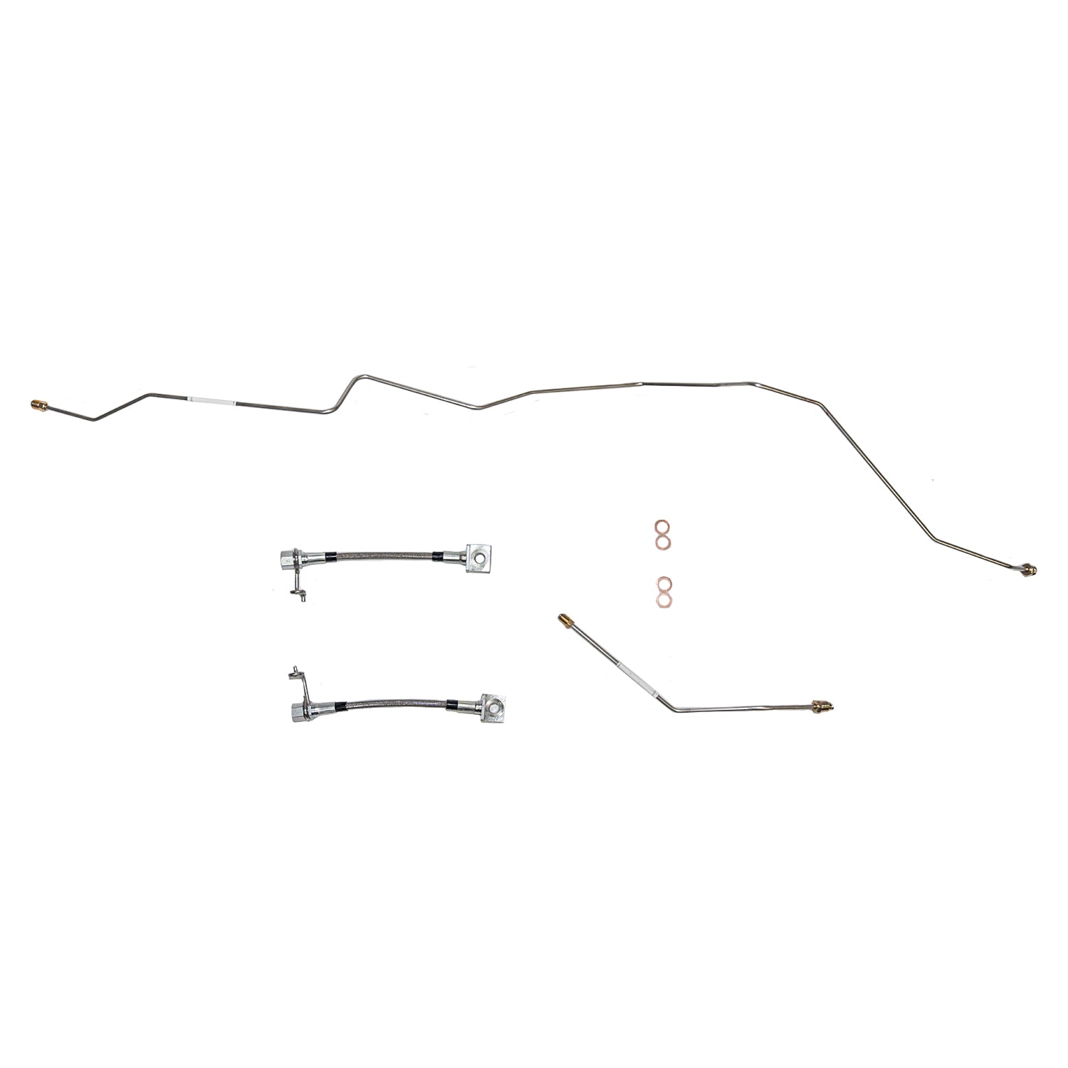 WRA0354SS - 03-05 Ram 3500 5.9 Ext Cab/Long Bed, Rear Axle Set; Stainless - SSTubes