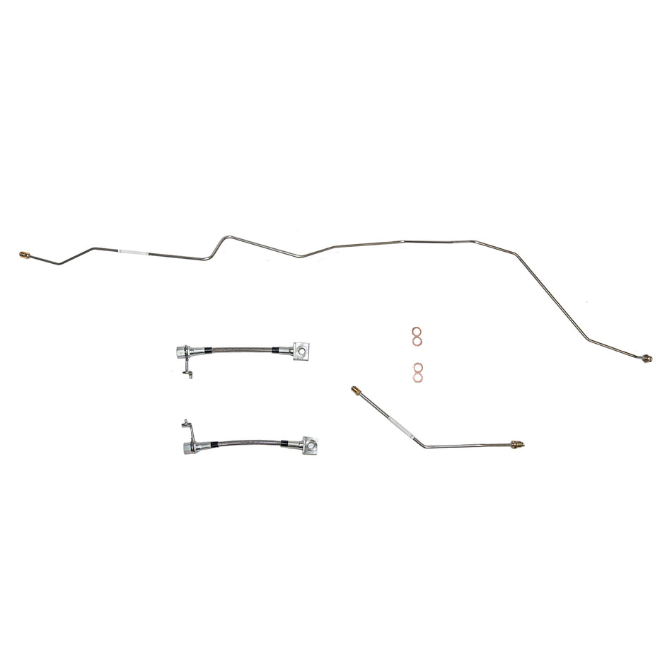 WRA0354SS - 03-05 Ram 3500 5.9 Ext Cab/Long Bed, Rear Axle Set; Stainless - SSTubes