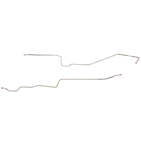 XGL6901OM- 69-73 Chevy Nova, 2pc 3/8" Tank to Pump Fuel Line; Steel - SSTubes
