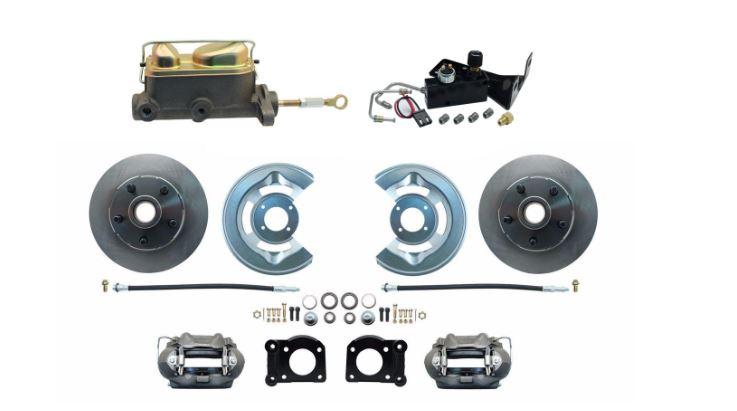 ZDC0003- 64-73 Mustang Manual Front Disc Brake Conversion Kit, Disc Front/Drum Rear, Kit - SSTubes