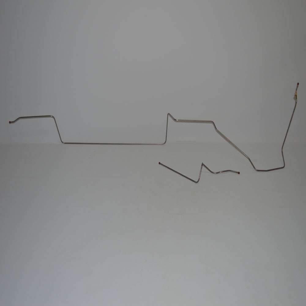 ZGL6701SS- 67-70 Ford Mustang 6cyl, 5/16" Tank to Pump Fuel Line, 2pc (Late); Stainless - SSTubes