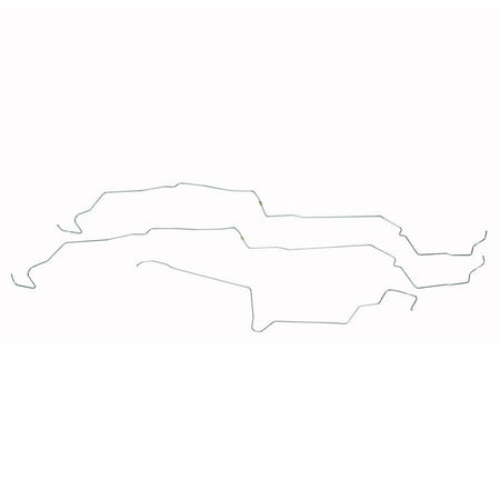 ZGL8701SS- 87-93 Ford Mustang, V8, Subframe Connectors; Fuel Line Kit; Stainless - SSTubes