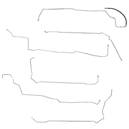 ZGL9404SS- 94-95 Ford Mustang GT, Fuel Line Kit; Stainless - SSTubes