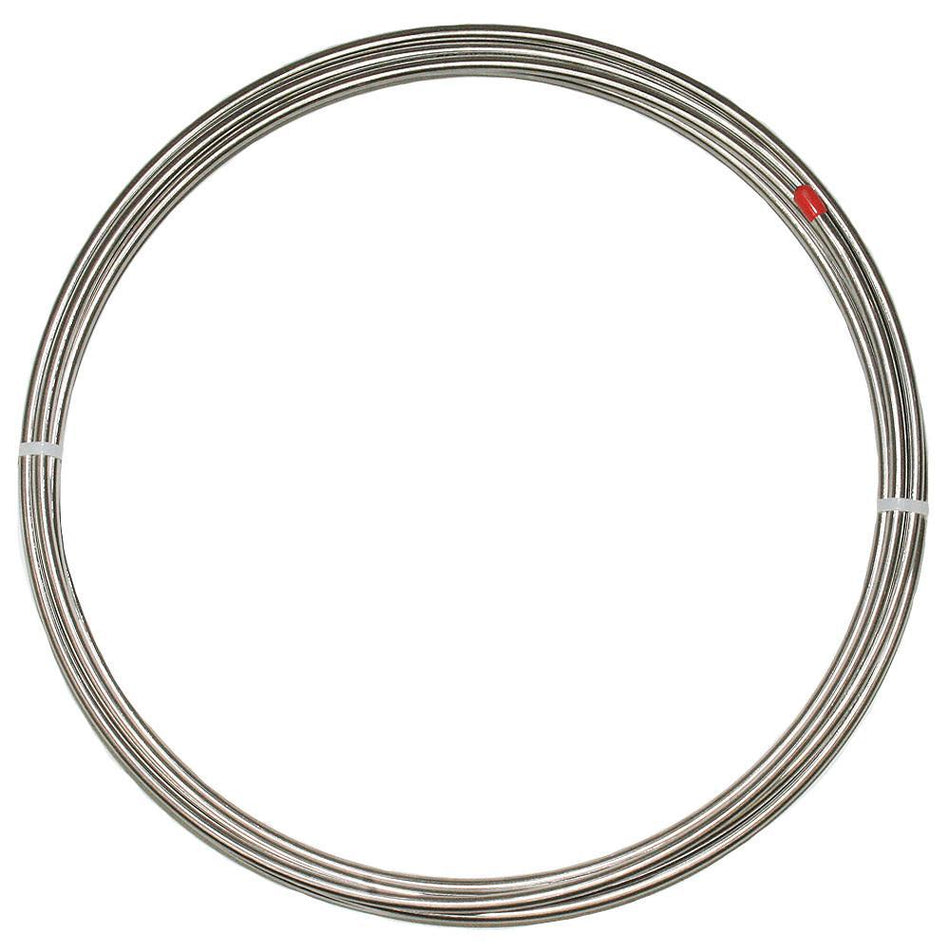 3SSR - 3/16 inch Brake Line Tubing Roll; 25 foot; Stainless - SSTubes