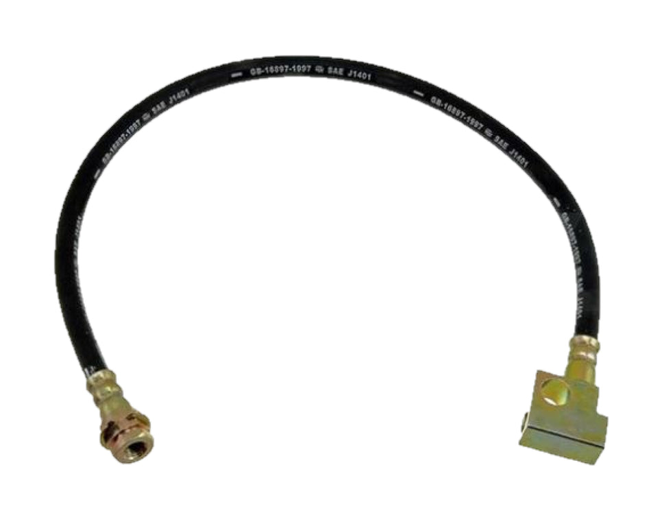 FLH38576- 94-01 Ram RWABS/AWABS Rear Drop Brake Hose w/o Load Sensing Valve, Drum; Rubber - SSTubes